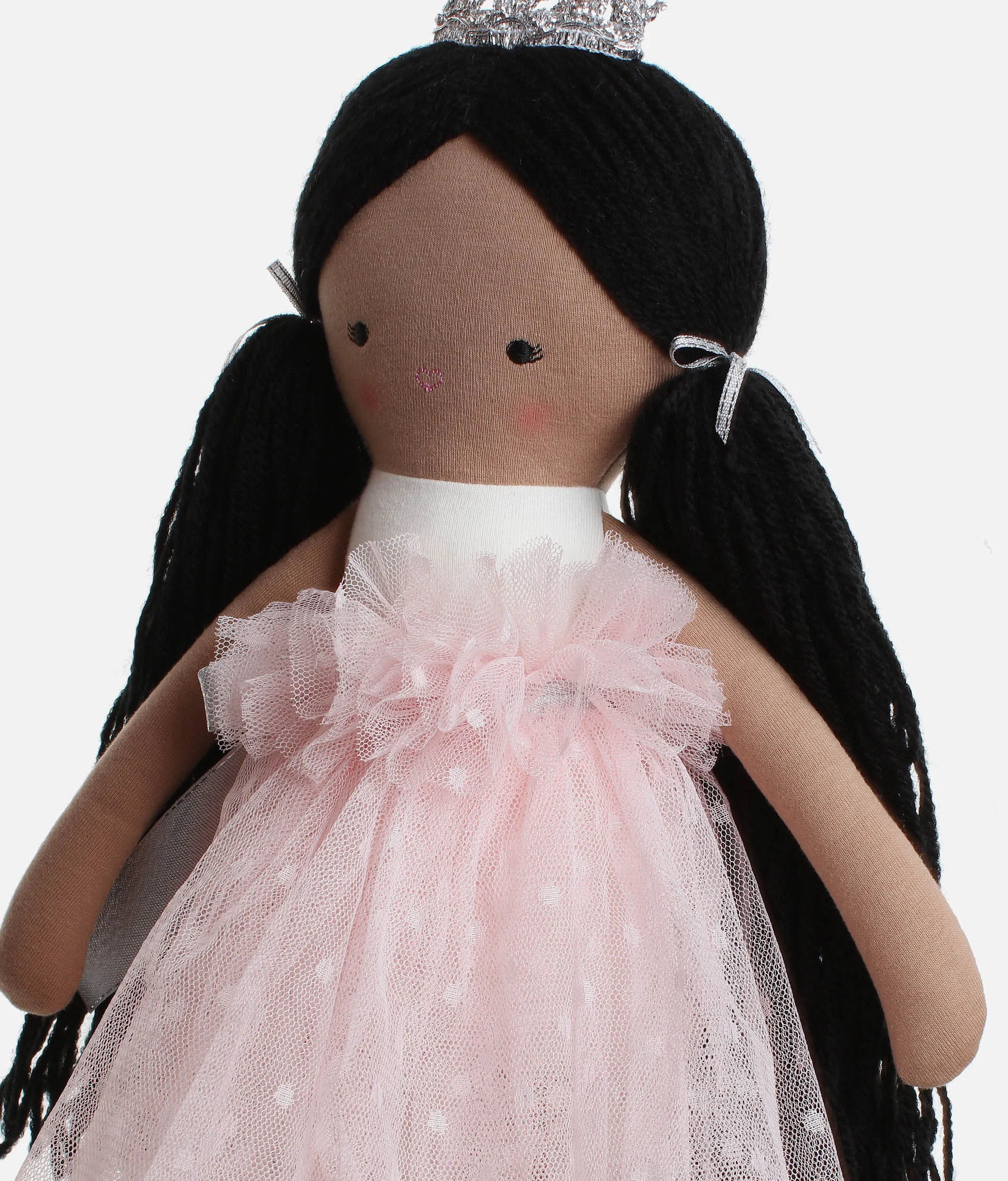 Penelope Princess Soft Doll, Pink Spot Tulle Dress