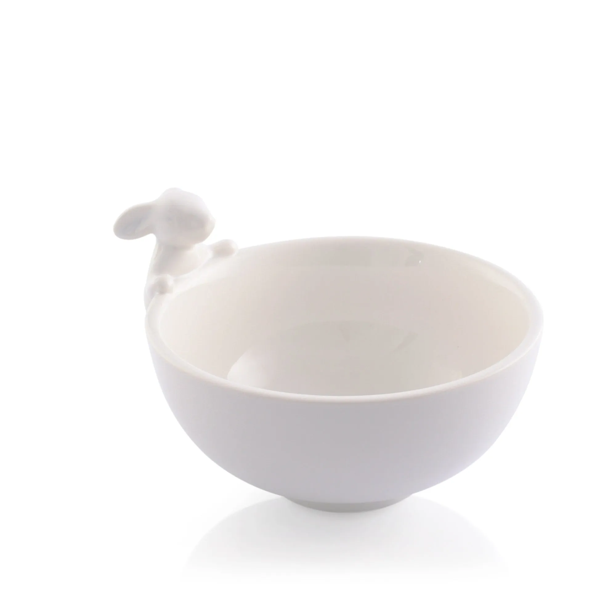 Porcelain Climbing Bunny Candy / Dip Bowl