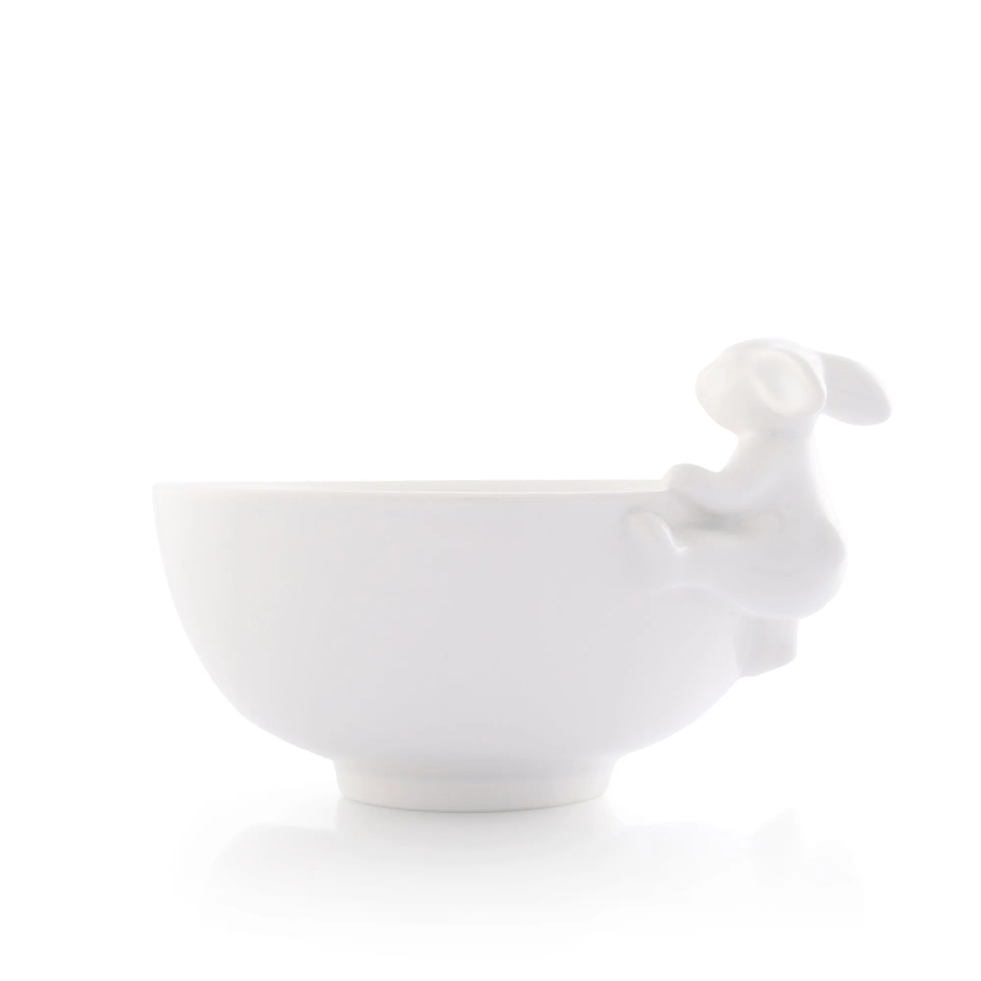 Porcelain Climbing Bunny Candy / Dip Bowl