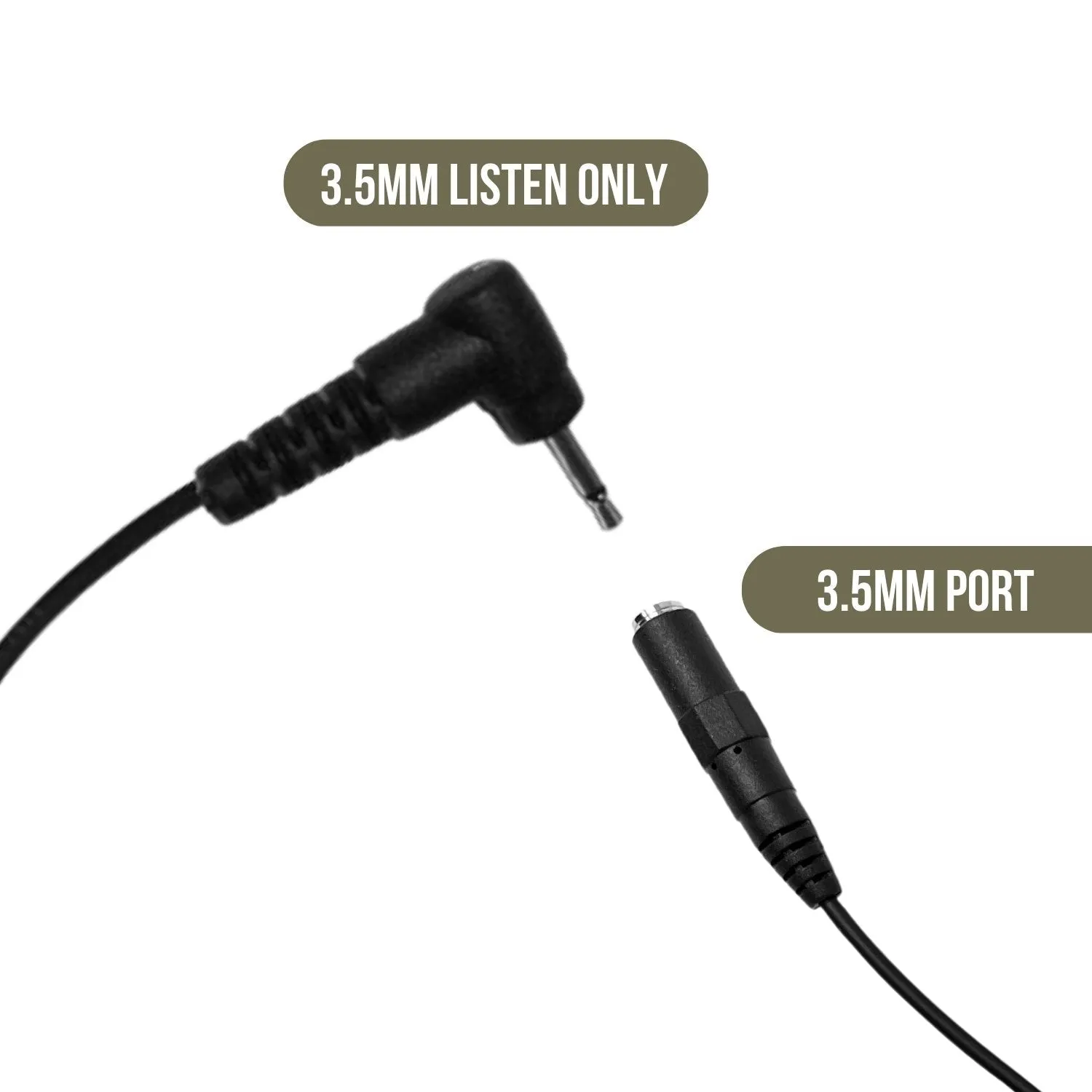 Quick Disconnect Mic and Tubeless Earpiece, Harris (HA3)