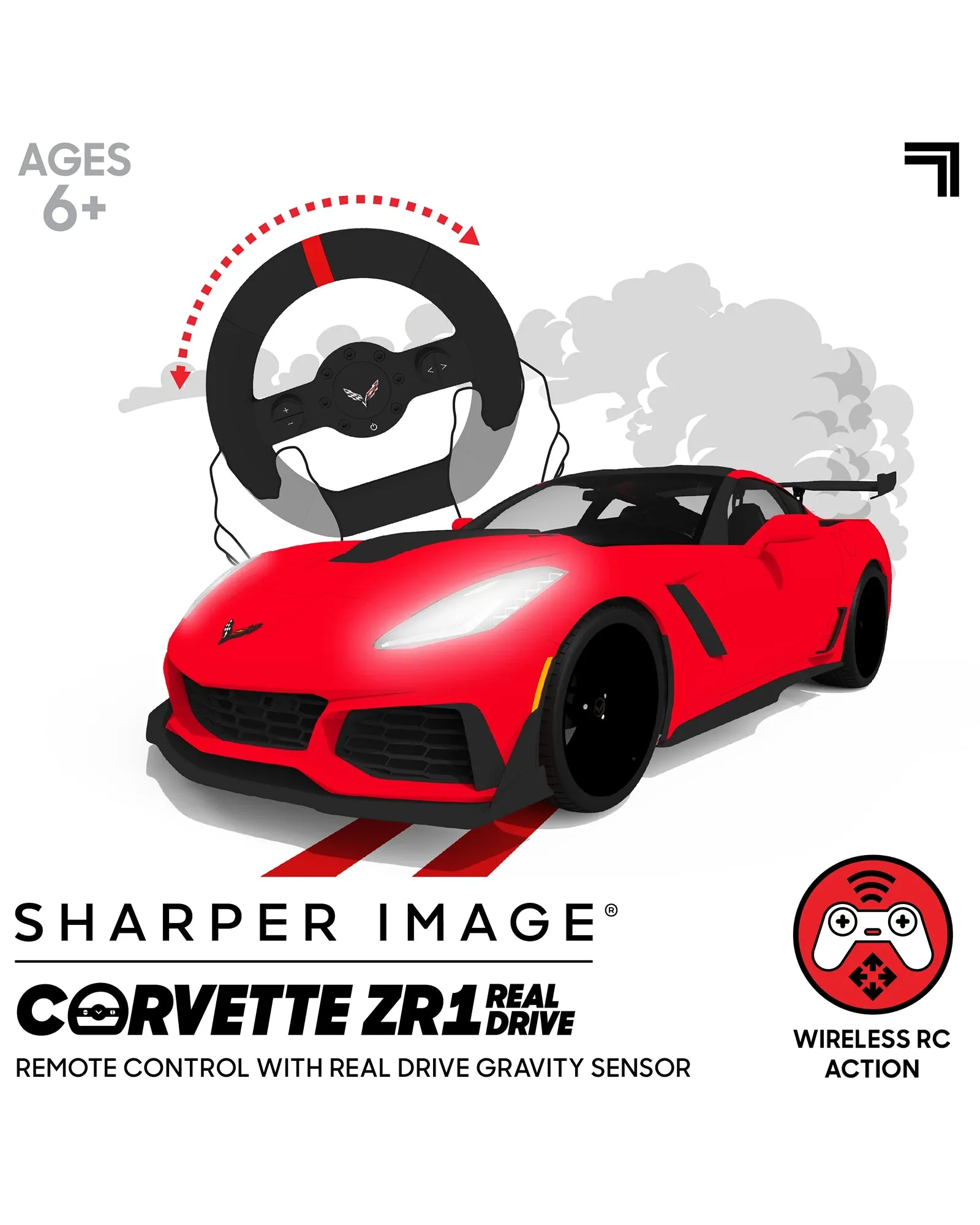 Sharper Image Toy Remote Control Real Drive 1 16 GM Corvette