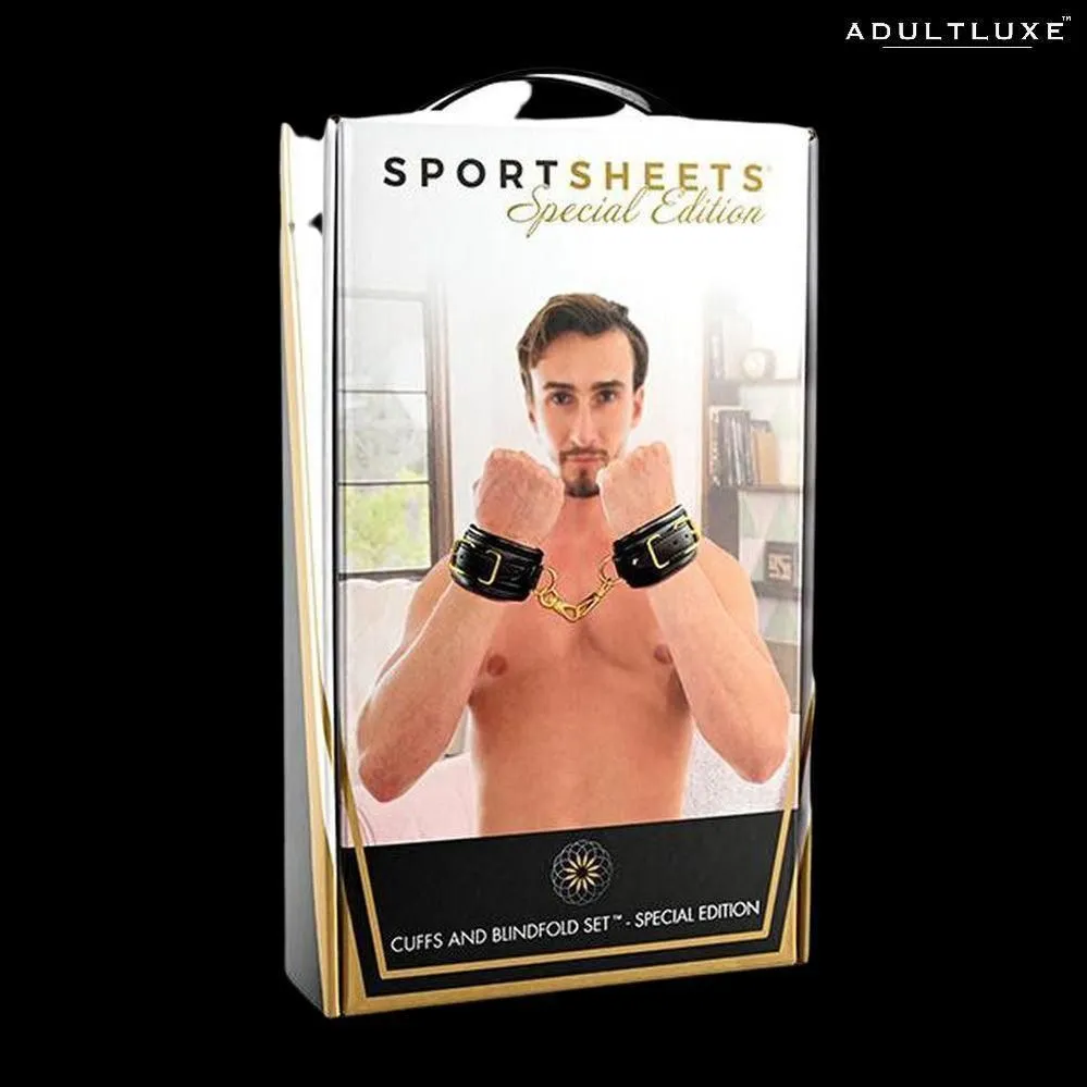 Sportsheets Special Edition Cuffs & Blindfold Set