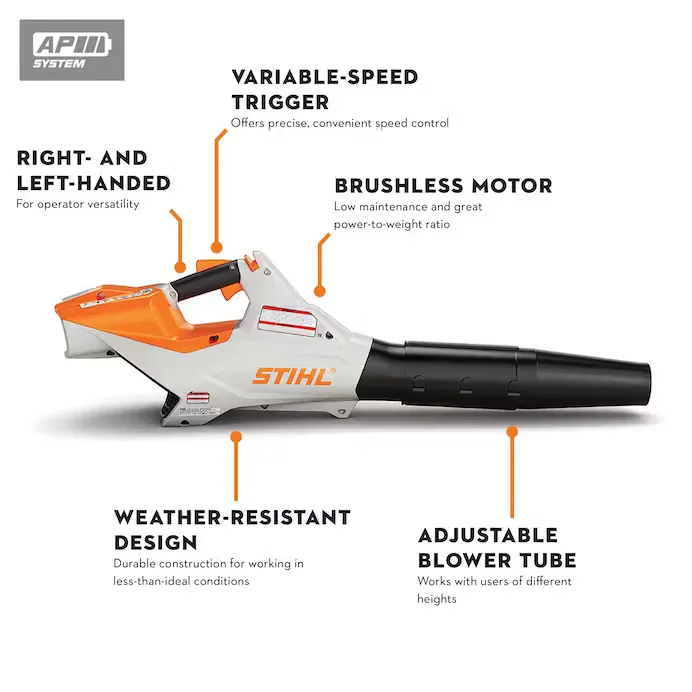 Stihl | BGA 86 Battery-Powered Blower | w/ AP 500 S battery & AL 500 charger (BGA86-AP500S-AL500-COMBO)