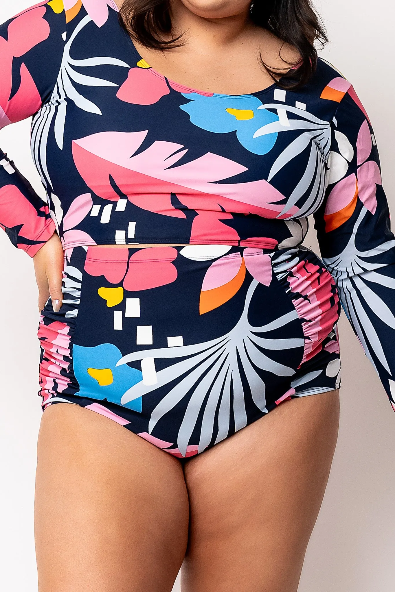 Sun Baked Bottom | Blue Wave Floral