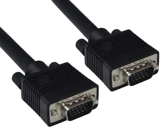 SVGA Computer and TV Video Cable, Male - Male