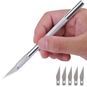 Themisto AP-C05 Precision Pen Knife with 5 Blades Interchangeable Sharp Blades