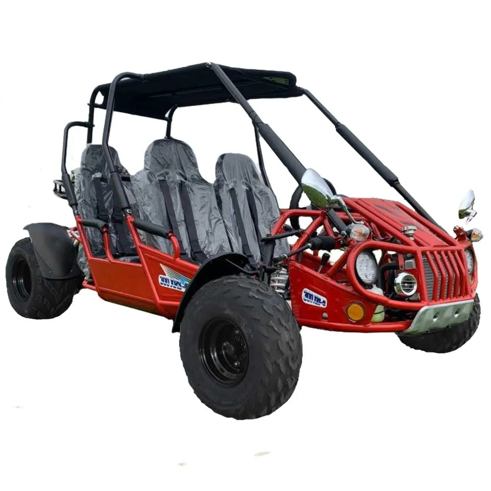 TrailMaster 300XRS-4E EFI Adults 4 Seats Go-Kart - 300cc 17.4HP Engine, 4-Seater, Liquid-Cooled, LED Lights, Hydraulic Brakes