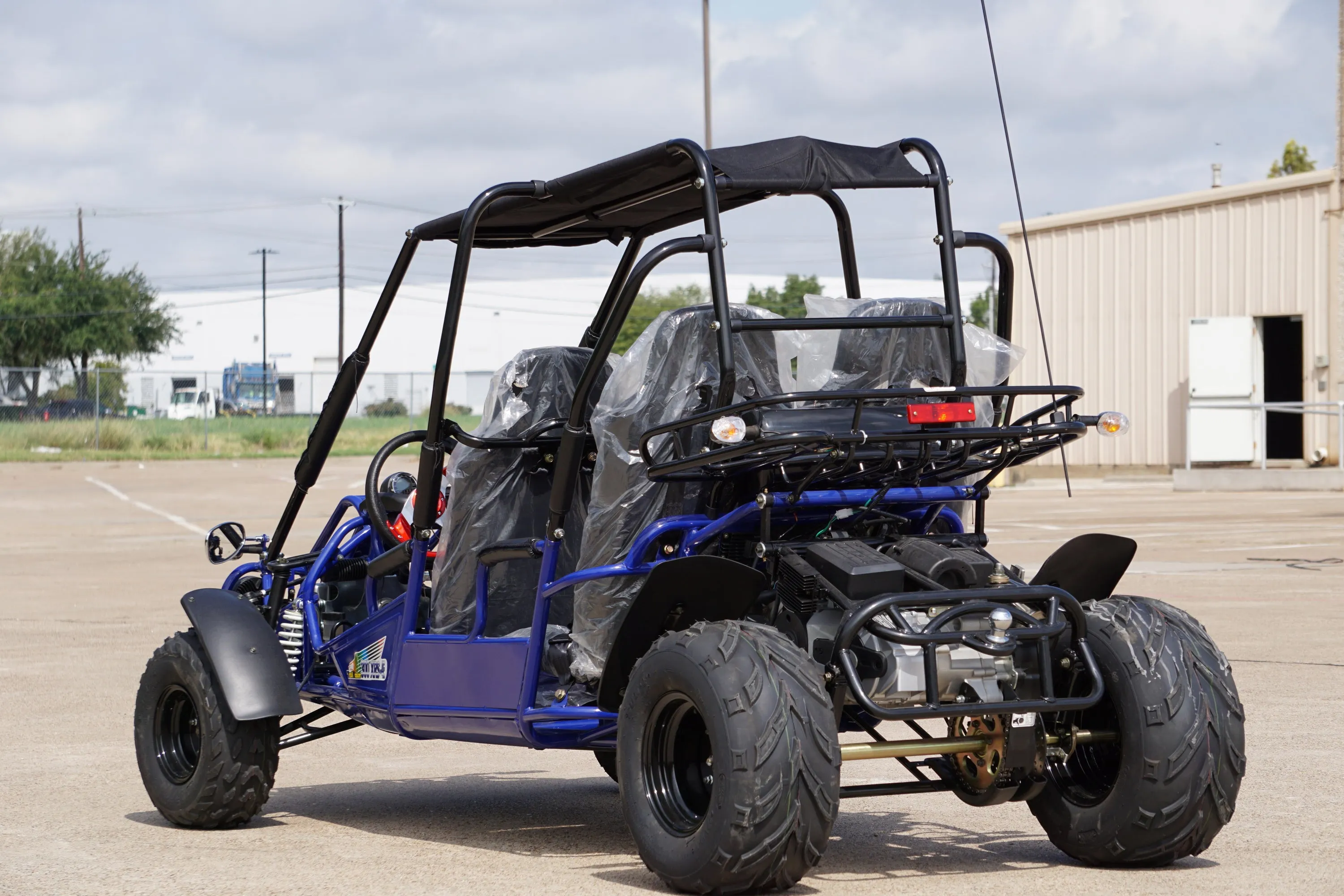 TrailMaster 300XRS-4E EFI Adults 4 Seats Go-Kart - 300cc 17.4HP Engine, 4-Seater, Liquid-Cooled, LED Lights, Hydraulic Brakes