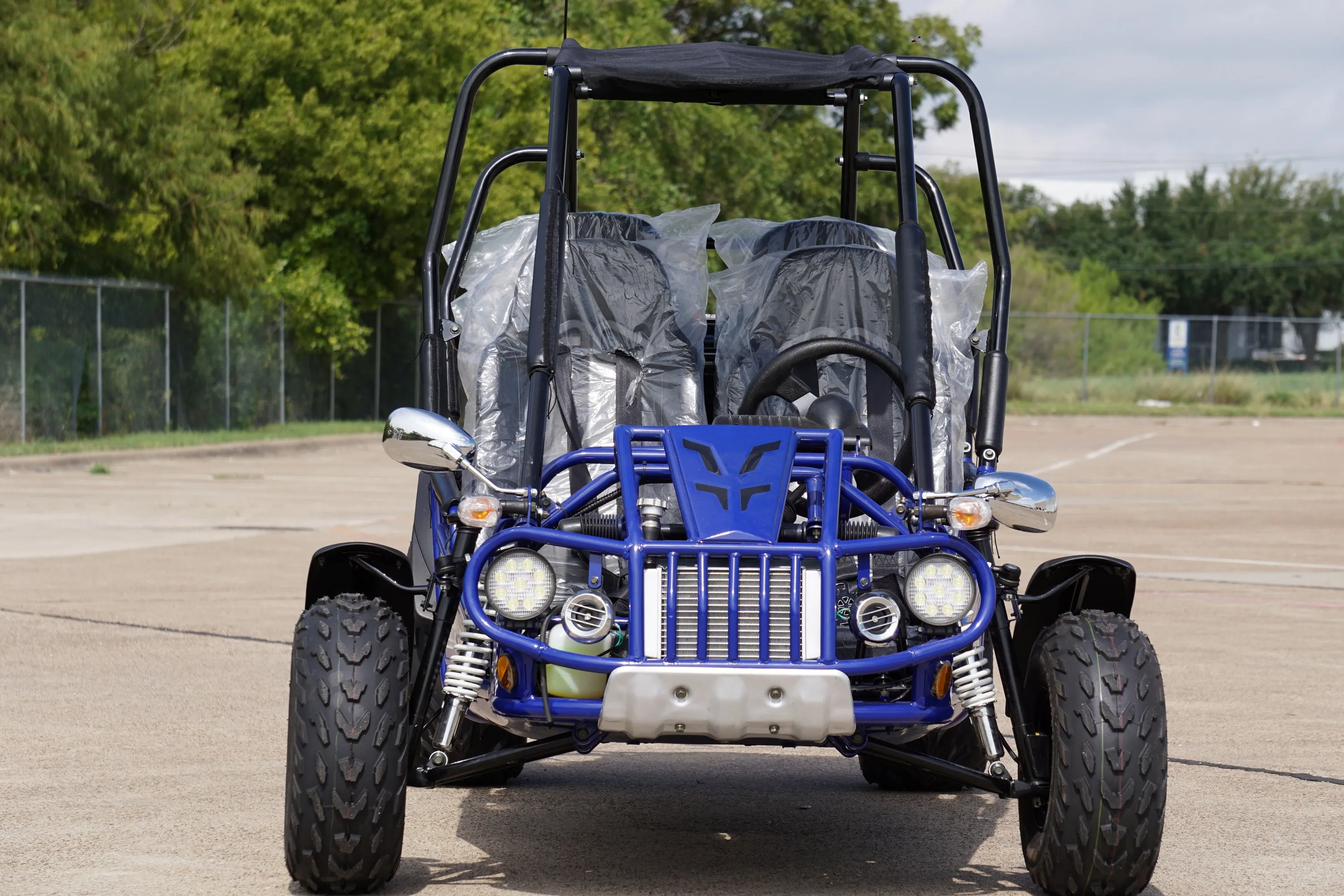 TrailMaster 300XRS-4E EFI Adults 4 Seats Go-Kart - 300cc 17.4HP Engine, 4-Seater, Liquid-Cooled, LED Lights, Hydraulic Brakes