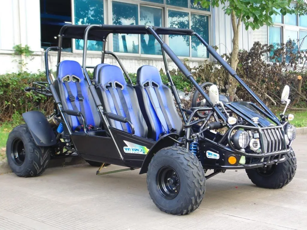 TrailMaster 300XRS-4E EFI Adults 4 Seats Go-Kart - 300cc 17.4HP Engine, 4-Seater, Liquid-Cooled, LED Lights, Hydraulic Brakes