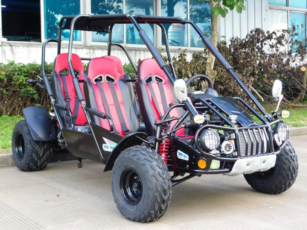 TrailMaster 300XRS-4E EFI Adults 4 Seats Go-Kart - 300cc 17.4HP Engine, 4-Seater, Liquid-Cooled, LED Lights, Hydraulic Brakes