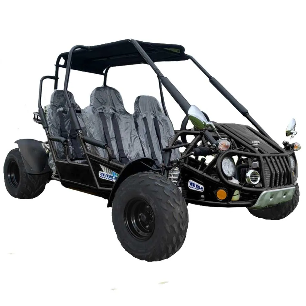 TrailMaster 300XRS-4E EFI Adults 4 Seats Go-Kart - 300cc 17.4HP Engine, 4-Seater, Liquid-Cooled, LED Lights, Hydraulic Brakes