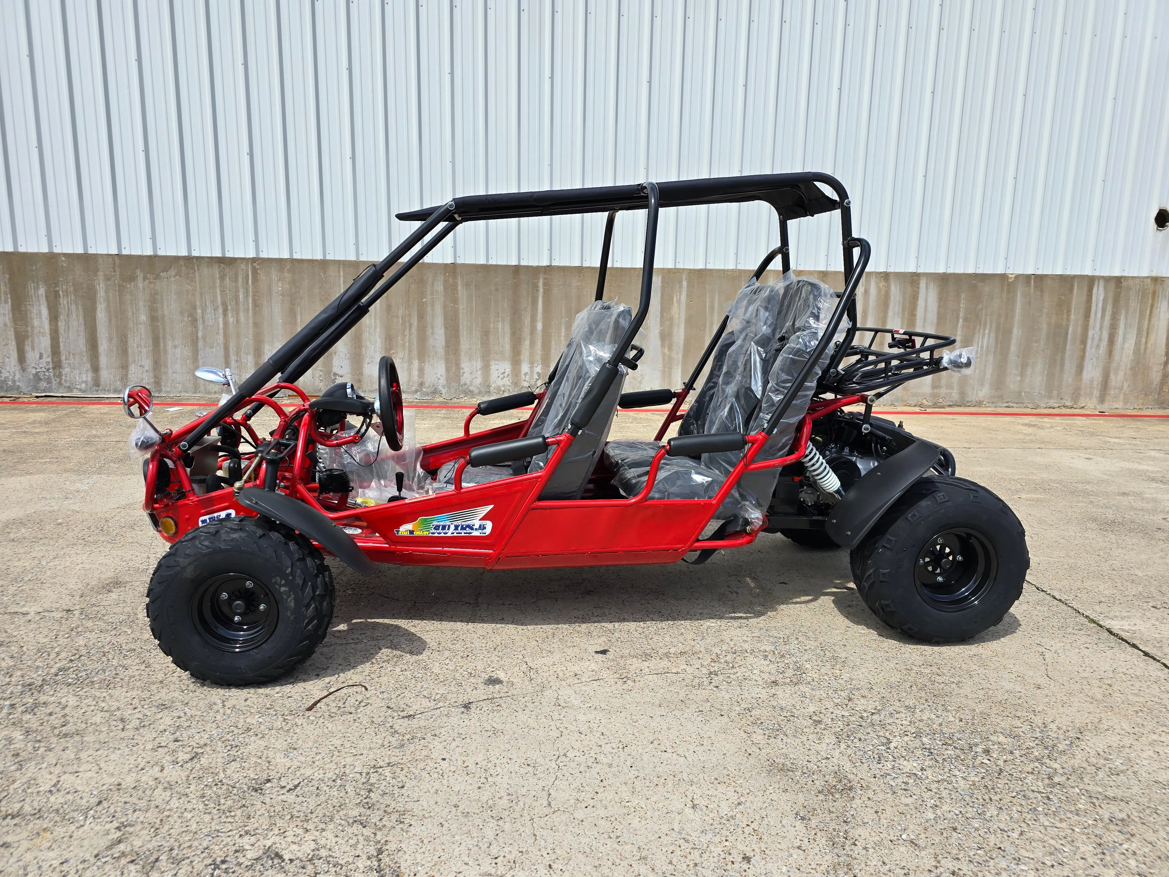 TrailMaster 300XRS-4E EFI Adults 4 Seats Go-Kart - 300cc 17.4HP Engine, 4-Seater, Liquid-Cooled, LED Lights, Hydraulic Brakes