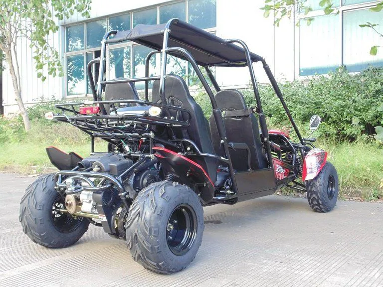 TrailMaster Blazer 4-200X Off Road Adult Buggy Go kart four seater. High Back Seats with race style harness