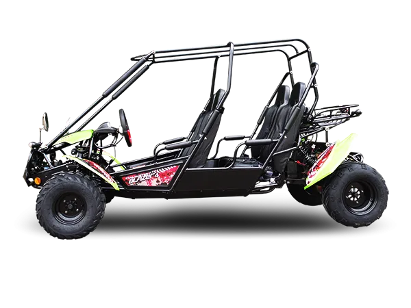 TrailMaster Blazer 4-200X Off Road Adult Buggy Go kart four seater. High Back Seats with race style harness