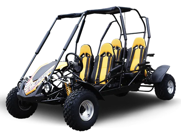 TrailMaster Blazer 4-200X Off Road Adult Buggy Go kart four seater. High Back Seats with race style harness