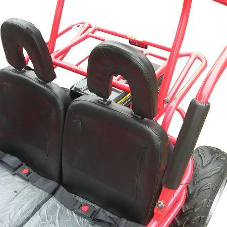 TRAILMASTER Mid XRX/R - Deluxe Go Kart Buggy With Reverse , Full roll cage and safety harness, Ages 10 and up, 196 CC Electric start.