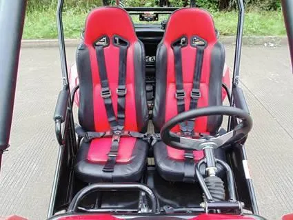 Trailmaster ULTRA BLAZER 200 Go Kart High Back seats, Live Rear Axle, Double A-Arms, Coil Over Shocks