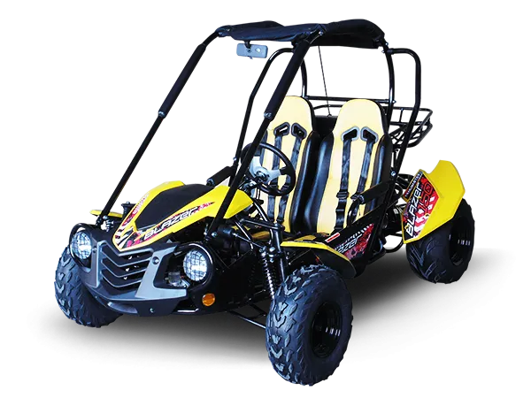 Trailmaster ULTRA BLAZER 200 Go Kart High Back seats, Live Rear Axle, Double A-Arms, Coil Over Shocks