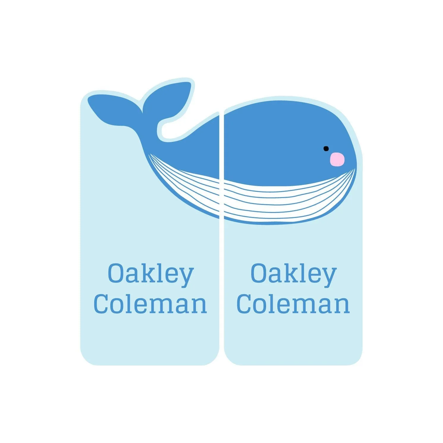 Whale Shoe Labels