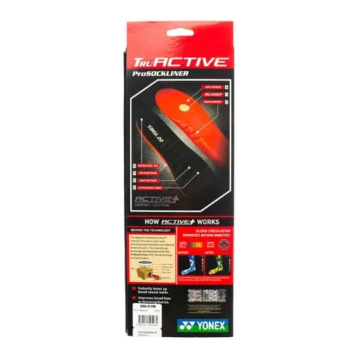 Yonex SRI-01M TruActive ProSockliner Insoles [Red/Black]